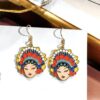 Lady Face Earrings