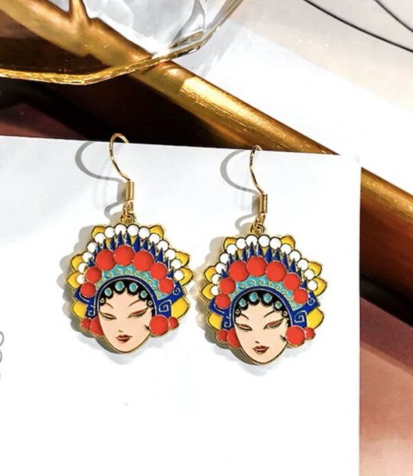 Lady Face Earrings
