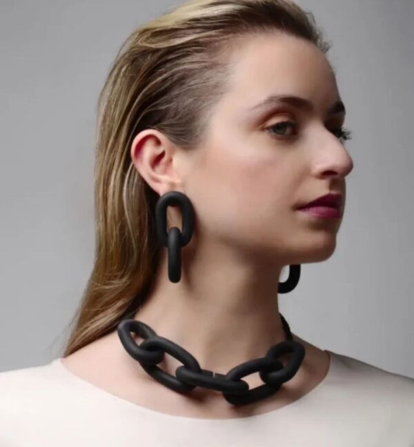 Black Classy Earrings